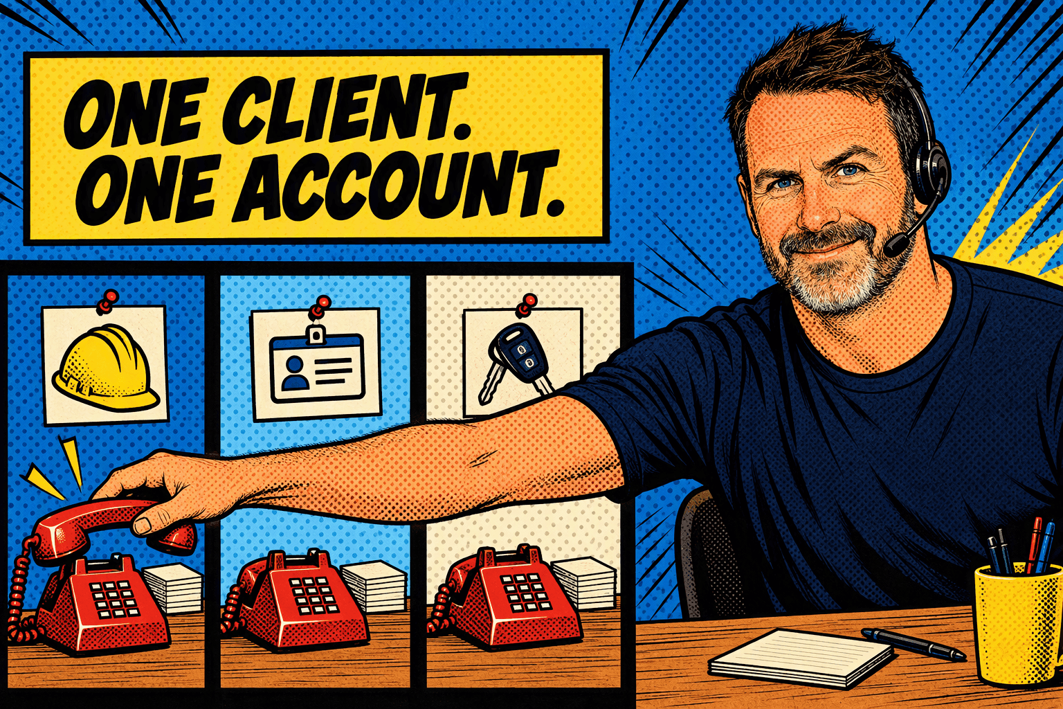 Three Clients, One Construction Company: Why Meeting-Booking Agencies Need One Account per Client
